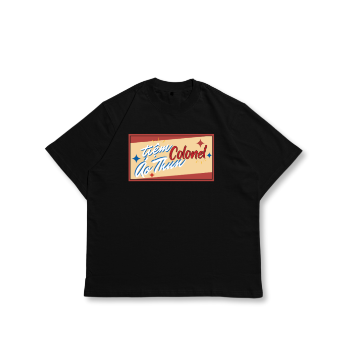 ÁO THUN UNISEX LOCAL BRAND COLONEL N9009 – Form Rộng Oversize, Cotton Dày, In Chữ