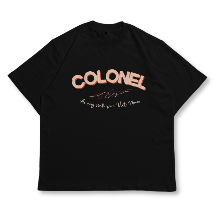 ÁO THUN UNISEX LOCAL BRAND COLONEL TS01 – Form Rộng Oversize, Cotton Dày, In Chữ