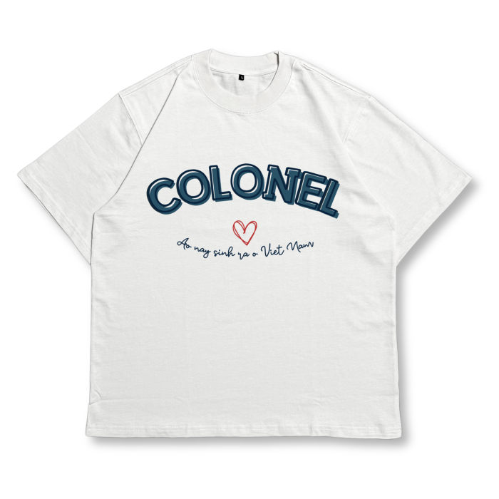 ÁO THUN UNISEX LOCAL BRAND COLONEL TS02 – Form Rộng Oversize, Cotton Dày, In Chữ