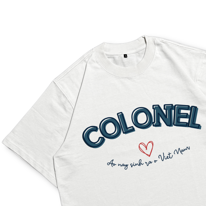 ÁO THUN UNISEX LOCAL BRAND COLONEL TS02 – Form Rộng Oversize, Cotton Dày, In Chữ