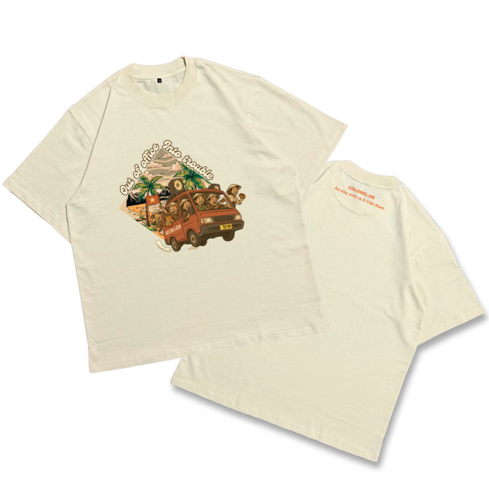 ÁO THUN UNISEX LOCAL BRAND COLONEL DL10 – Form Rộng Oversize, Cotton Dày, In Chữ