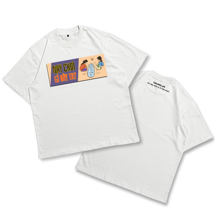 ÁO THUN UNISEX LOCAL BRAND COLONEL N9006 – Form Rộng Oversize, Cotton Dày, In Chữ