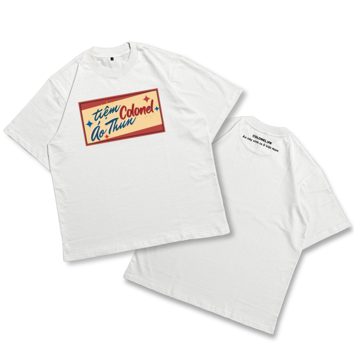 ÁO THUN UNISEX LOCAL BRAND COLONEL N9009 – Form Rộng Oversize, Cotton Dày, In Chữ