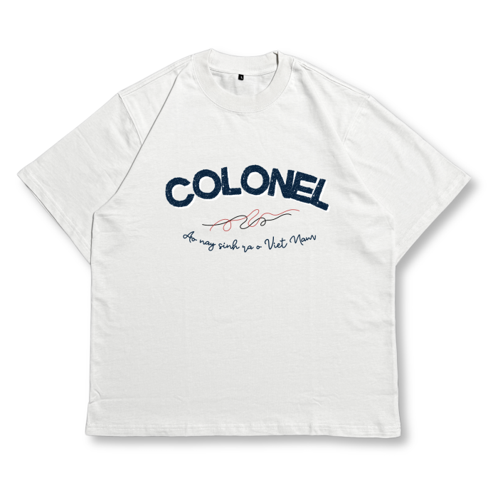ÁO THUN UNISEX LOCAL BRAND COLONEL TS01 – Form Rộng Oversize, Cotton Dày, In Chữ