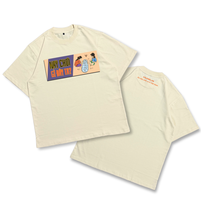 ÁO THUN UNISEX LOCAL BRAND COLONEL N9006 – Form Rộng Oversize, Cotton Dày, In Chữ