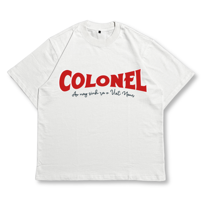 ÁO THUN UNISEX LOCAL BRAND COLONEL TS05 – Form Rộng Oversize, Cotton Dày, In Chữ