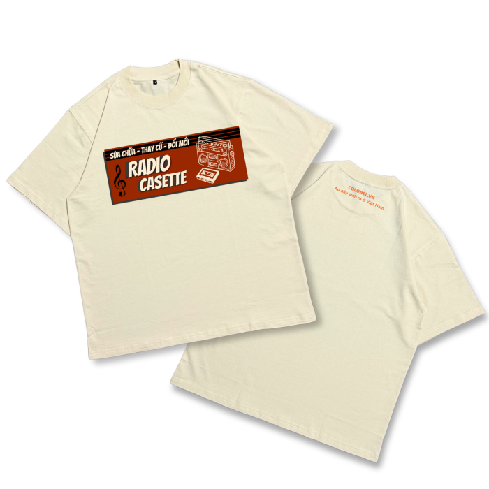 ÁO THUN UNISEX LOCAL BRAND COLONEL N9005 – Form Rộng Oversize, Cotton Dày, In Chữ