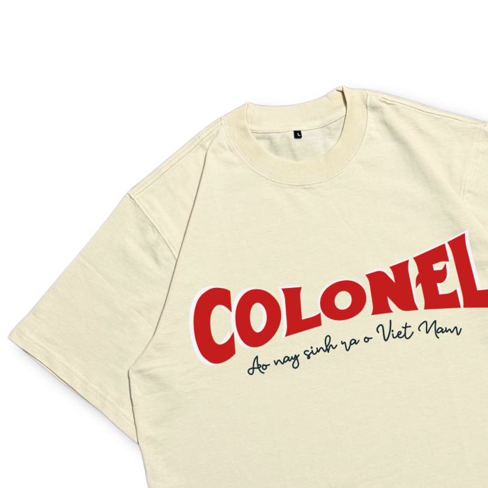 ÁO THUN UNISEX LOCAL BRAND COLONEL TS05 – Form Rộng Oversize, Cotton Dày, In Chữ