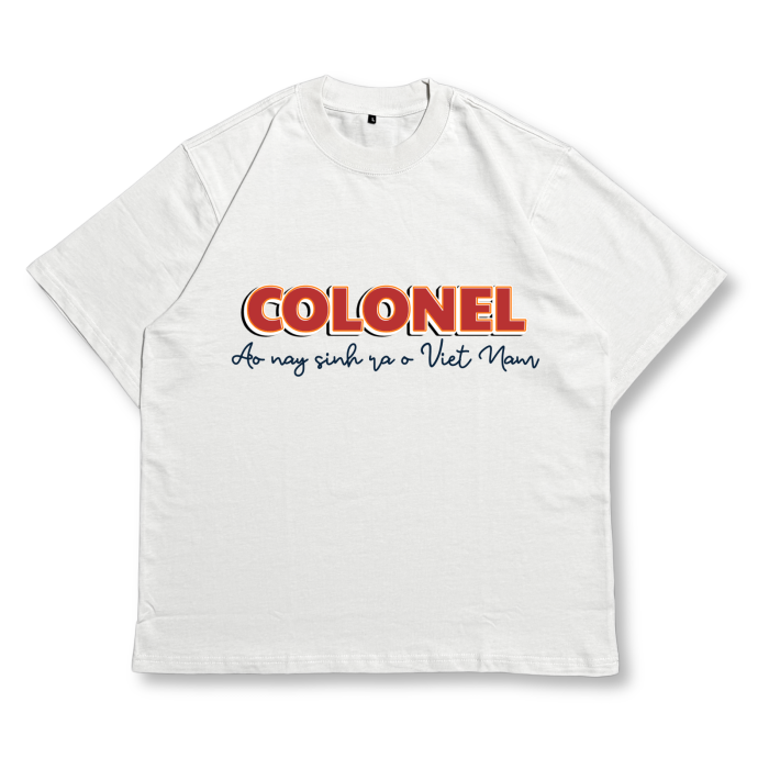ÁO THUN UNISEX LOCAL BRAND COLONEL TS06 – Form Rộng Oversize, Cotton Dày, In Chữ