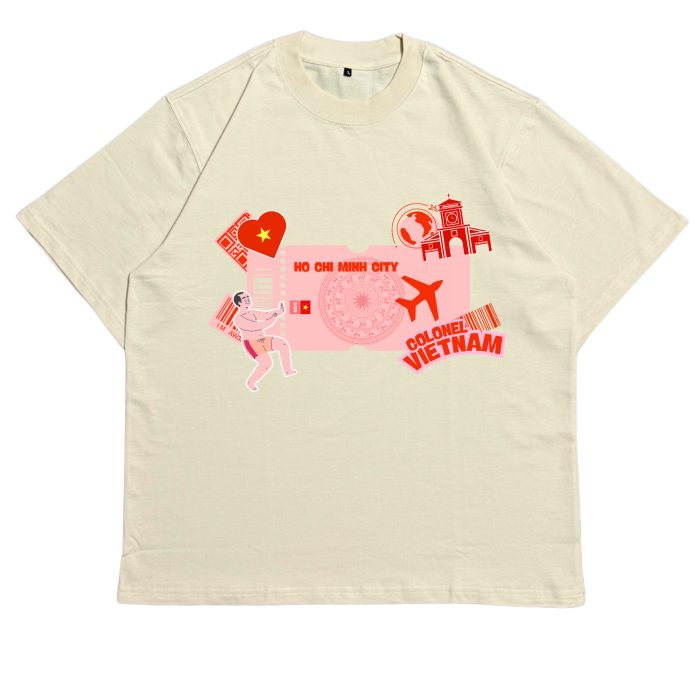 ÁO THUN UNISEX LOCAL BRAND COLONEL DL06 – Form Rộng Oversize, Cotton Dày, In Chữ