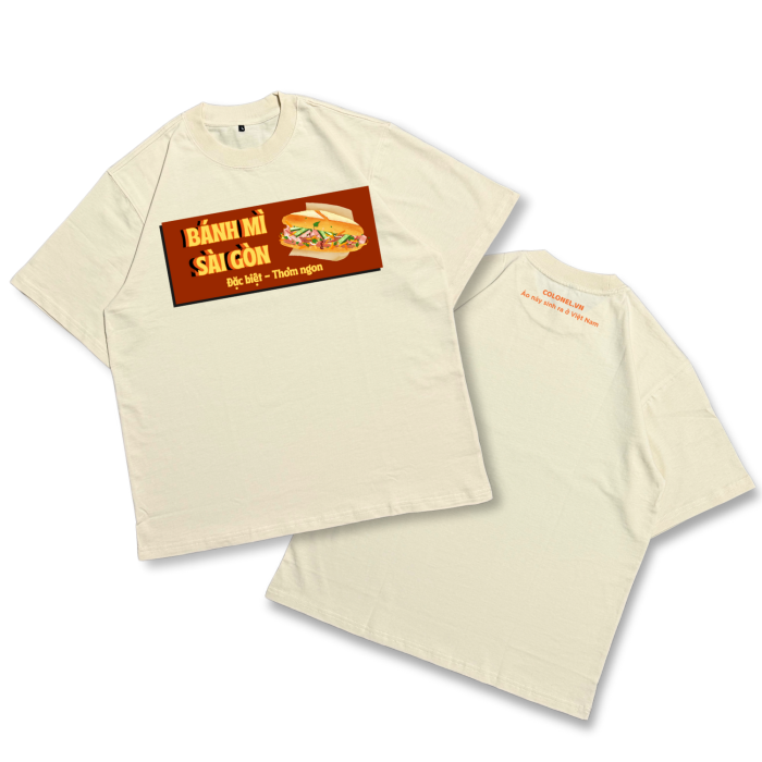 ÁO THUN UNISEX LOCAL BRAND COLONEL N9004 – Form Rộng Oversize, Cotton Dày, In Chữ