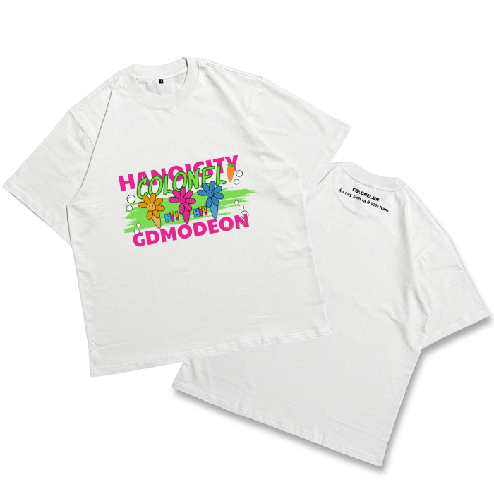 ÁO THUN UNISEX LOCAL BRAND COLONEL LHN01 – Form Rộng Oversize, Cotton Dày, In Chữ