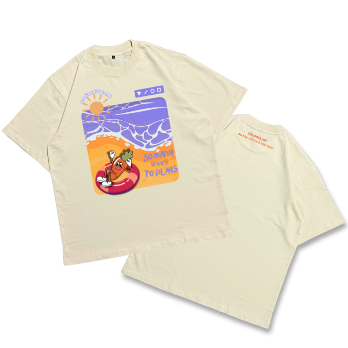 ÁO THUN UNISEX LOCAL BRAND COLONEL DL12 – Form Rộng Oversize, Cotton Dày, In Chữ