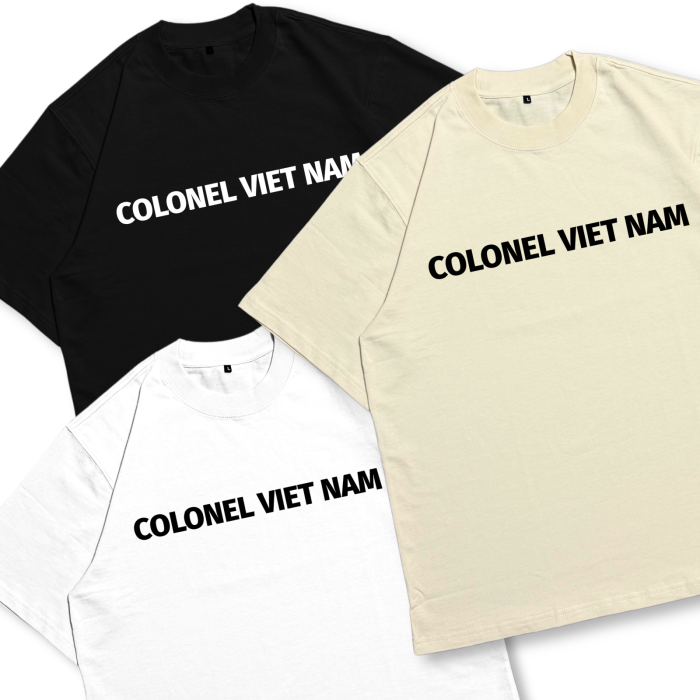 ÁO THUN UNISEX LOCAL BRAND COLONEL TS07 – Form Rộng Oversize, Cotton Dày, In Chữ