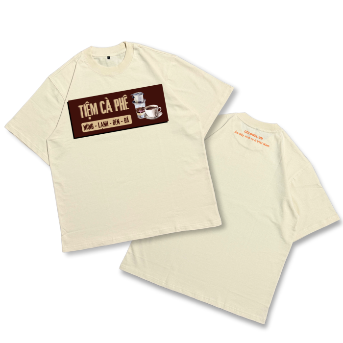 ÁO THUN UNISEX LOCAL BRAND COLONEL N9003 – Form Rộng Oversize, Cotton Dày, In Chữ