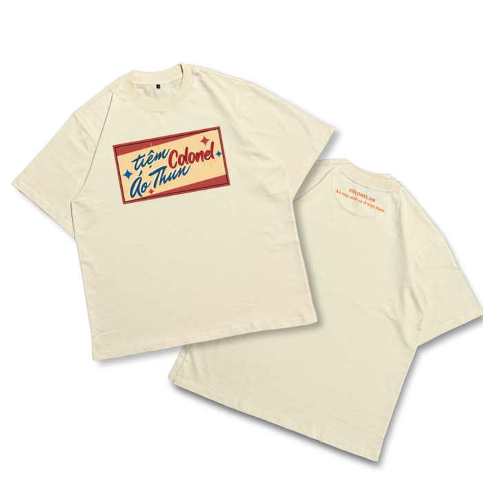 ÁO THUN UNISEX LOCAL BRAND COLONEL N9009 – Form Rộng Oversize, Cotton Dày, In Chữ