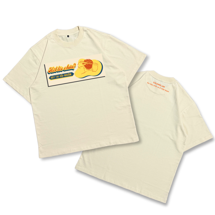 ÁO THUN UNISEX LOCAL BRAND COLONEL N9002 – Form Rộng Oversize, Cotton Dày, In Chữ