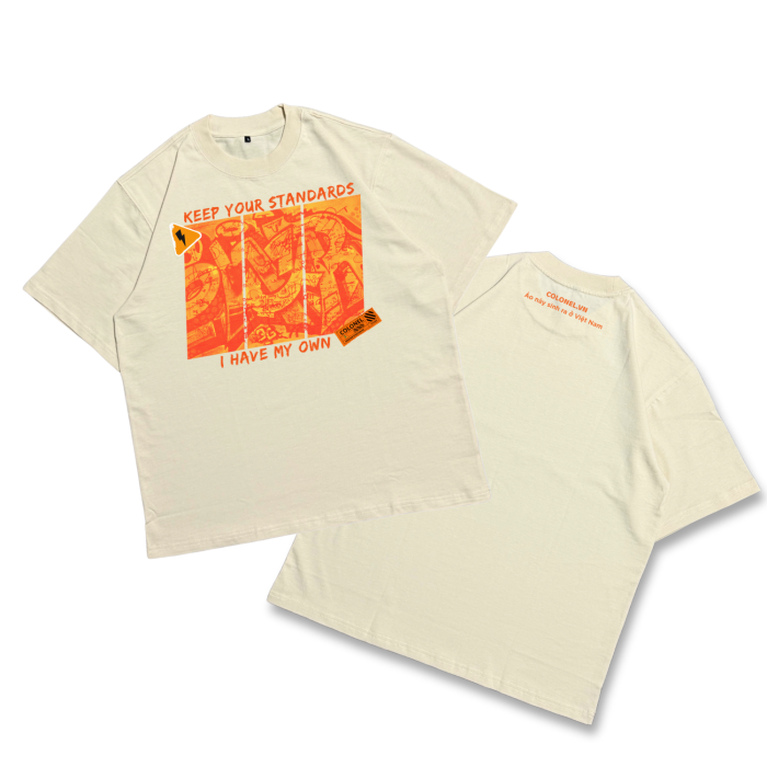 ÁO THUN UNISEX LOCAL BRAND COLONEL GONLY11 – Form Rộng Oversize, Cotton Dày, In Chữ