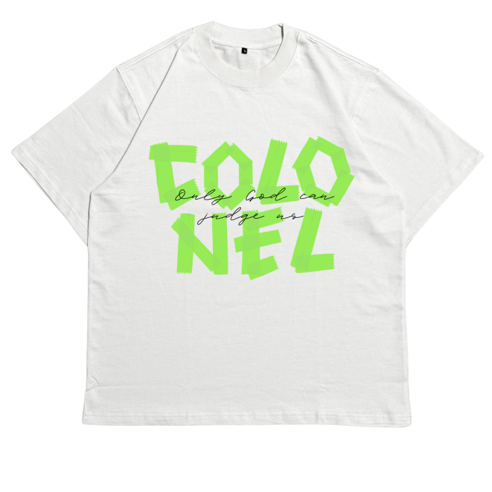 ÁO THUN UNISEX LOCAL BRAND COLONEL GONLY07 – Form Rộng Oversize, Cotton Dày, In Chữ