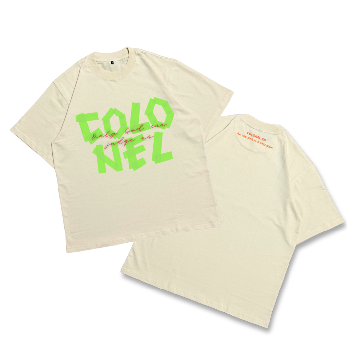 ÁO THUN UNISEX LOCAL BRAND COLONEL GONLY07 – Form Rộng Oversize, Cotton Dày, In Chữ