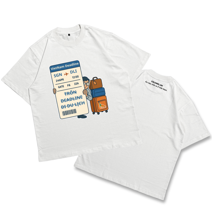 ÁO THUN UNISEX LOCAL BRAND COLONEL DL07– Form Rộng Oversize, Cotton Dày, In Chữ