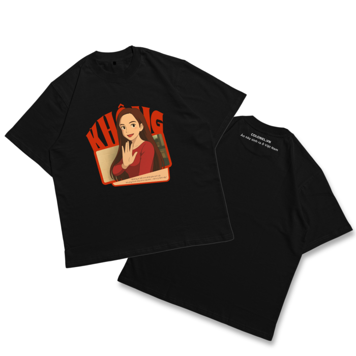ÁO THUN UNISEX LOCAL BRAND COLONEL ANI11 – Form Rộng Oversize, Cotton Dày, In Chữ