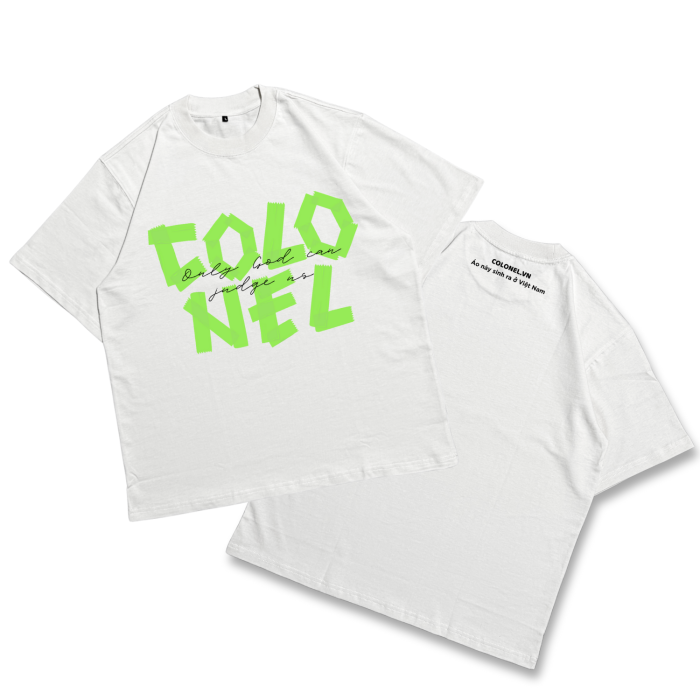 ÁO THUN UNISEX LOCAL BRAND COLONEL GONLY07 – Form Rộng Oversize, Cotton Dày, In Chữ