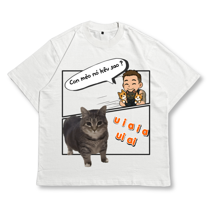 ÁO THUN UNISEX LOCAL BRAND COLONEL CAT01 – Form Rộng Oversize, Cotton Dày, In Chữ