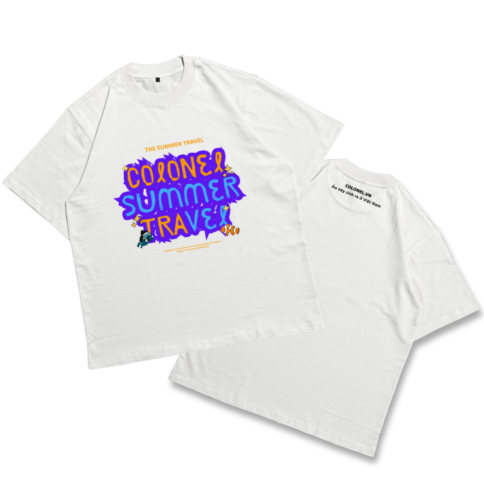 ÁO THUN UNISEX LOCAL BRAND COLONEL DL03 – Form Rộng Oversize, Cotton Dày, In Chữ