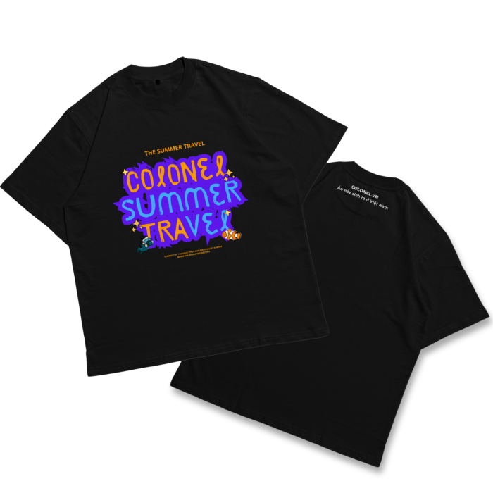 ÁO THUN UNISEX LOCAL BRAND COLONEL DL03 – Form Rộng Oversize, Cotton Dày, In Chữ