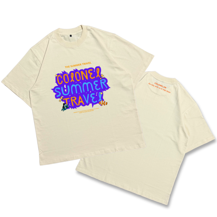 ÁO THUN UNISEX LOCAL BRAND COLONEL DL03 – Form Rộng Oversize, Cotton Dày, In Chữ