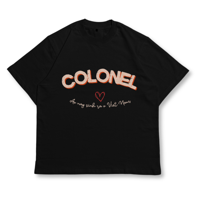 ÁO THUN UNISEX LOCAL BRAND COLONEL TS03 – Form Rộng Oversize, Cotton Dày, In Chữ