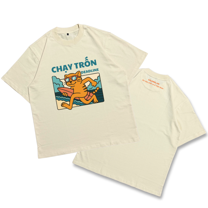 ÁO THUN UNISEX LOCAL BRAND COLONEL DL05 – Form Rộng Oversize, Cotton Dày, In Chữ
