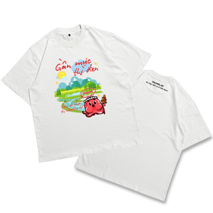 ÁO THUN UNISEX LOCAL BRAND COLONEL DL04 – Form Rộng Oversize, Cotton Dày, In Chữ