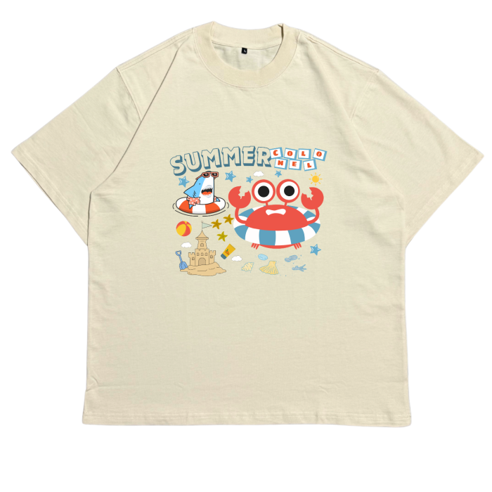 ÁO THUN UNISEX LOCAL BRAND COLONEL DL01 – Form Rộng Oversize, Cotton Dày, In Chữ