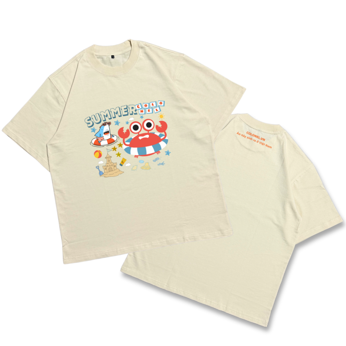 ÁO THUN UNISEX LOCAL BRAND COLONEL DL01 – Form Rộng Oversize, Cotton Dày, In Chữ