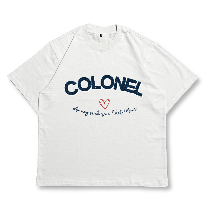 ÁO THUN UNISEX LOCAL BRAND COLONEL TS03 – Form Rộng Oversize, Cotton Dày, In Chữ