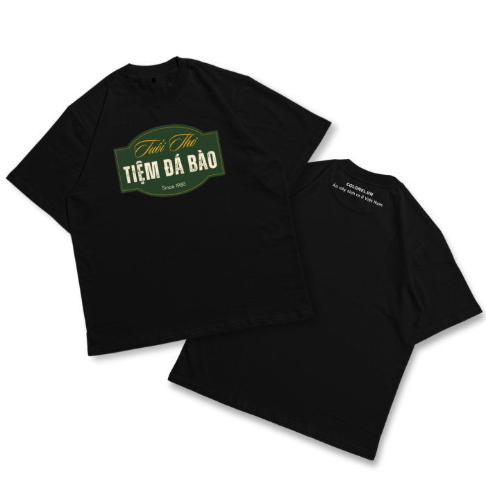ÁO THUN UNISEX LOCAL BRAND COLONEL N9012 – Form Rộng Oversize, Cotton Dày, In Chữ