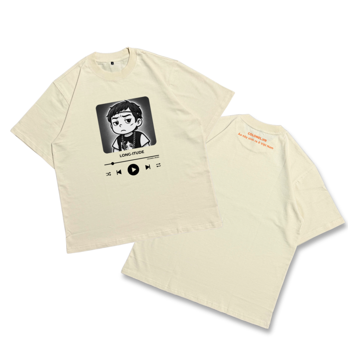 ÁO THUN UNISEX LOCAL BRAND COLONEL LHN12 – Form Rộng Oversize, Cotton Dày, In Chữ