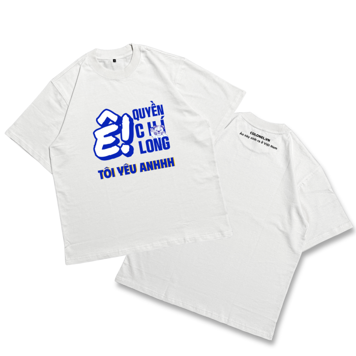 ÁO THUN UNISEX LOCAL BRAND COLONEL LHN15 – Form Rộng Oversize, Cotton Dày, In Chữ